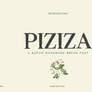 Introducing Piziza Brush Font