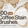 Coffee Stain Photoshop Brushes