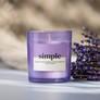 Violet Candle Mockup Free Download