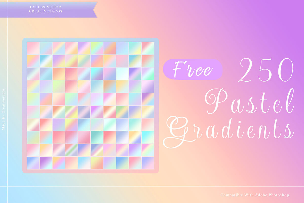 250 Pastel Gradients Collections