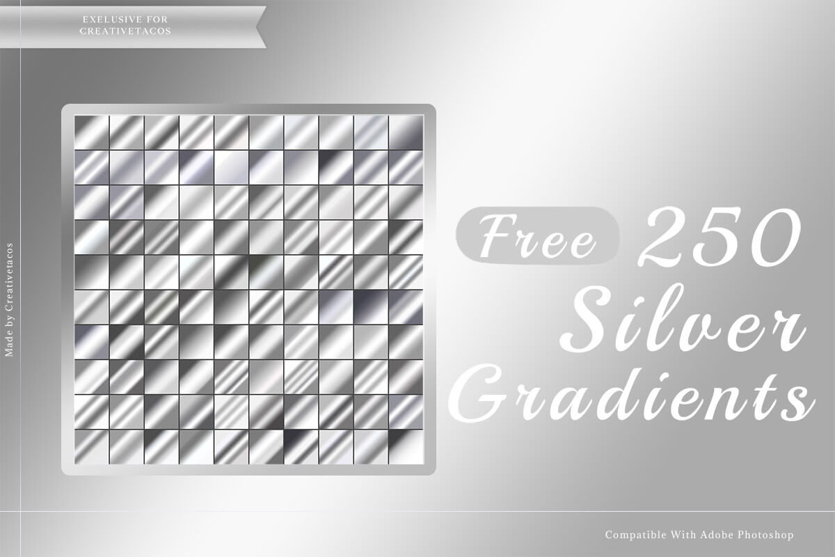 250 Silver Photoshop Gradients Free Download by symufa on DeviantArt