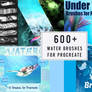 600 New Water Brushes for Procreate  Free | Paid