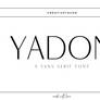Yadon - Sans Serif Font