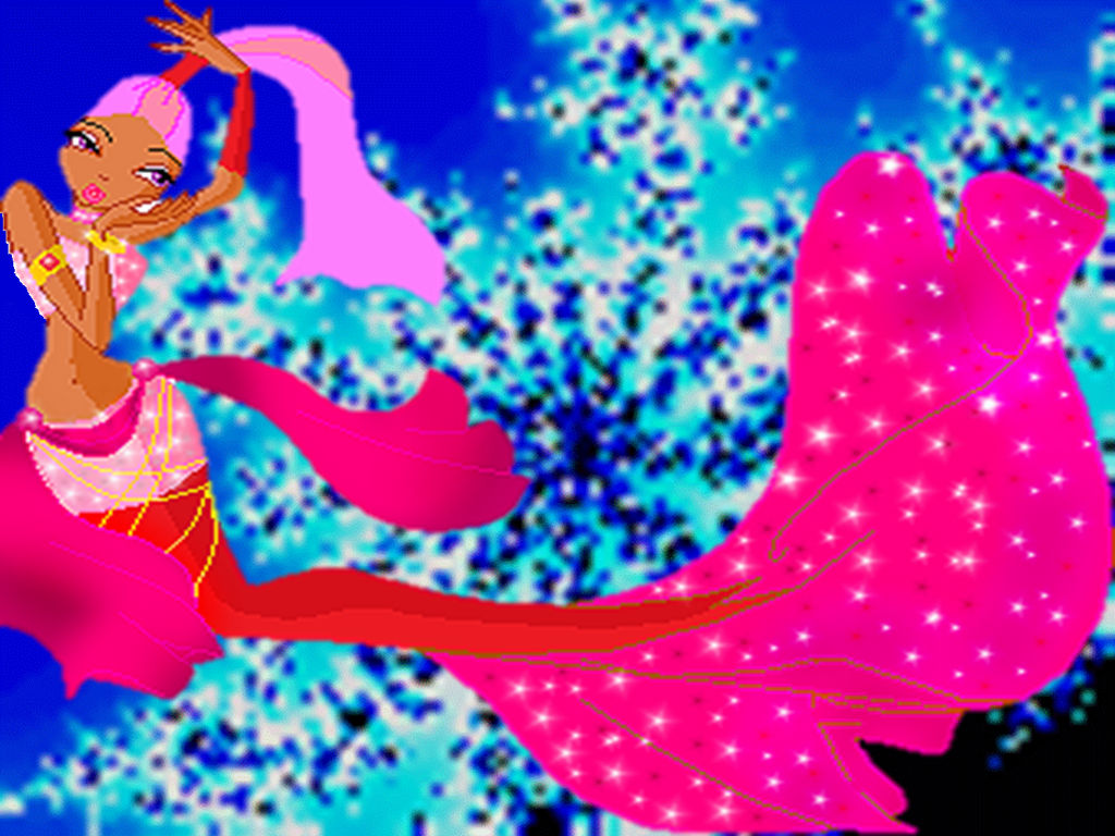 Lufina Mermaidix with Background