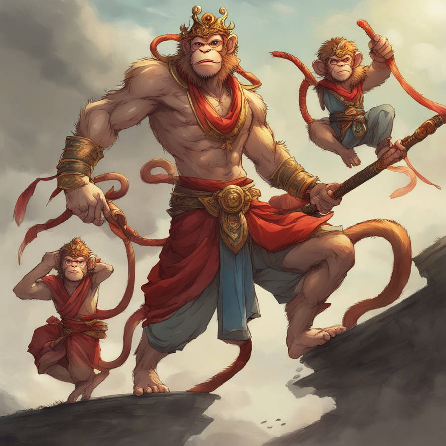 Monkey king his siblings