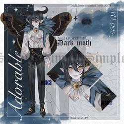 Adoptable Dark moth [Open] #002