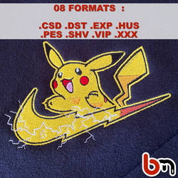 Pikachu Embroidery Pattern