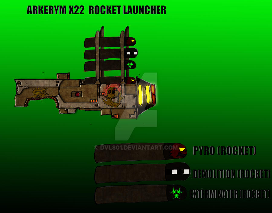 Sci-fi Rocket Launcher by dvl801 on DeviantArt