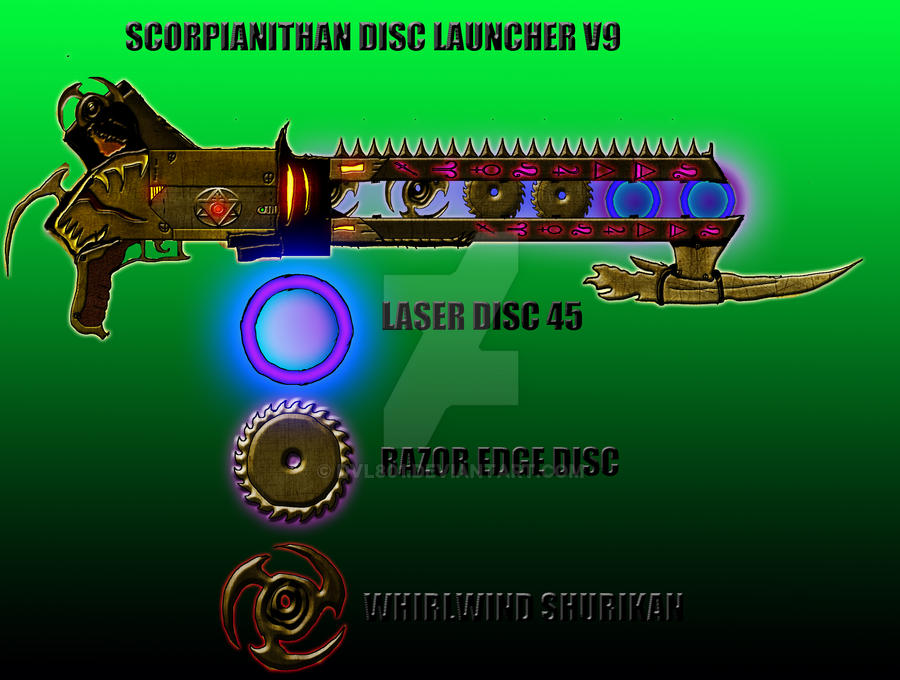 sci-Fi Disc rifle by dvl801 on DeviantArt