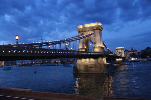 Buda to Pest (Szechenyi Chain Bridge)