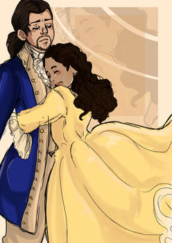 :HAMILTON FANART: Sisterly hug