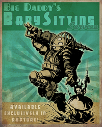 Bioshock Retro Poster WIP