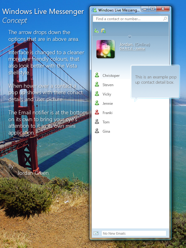 Windows Live Messenger Concept