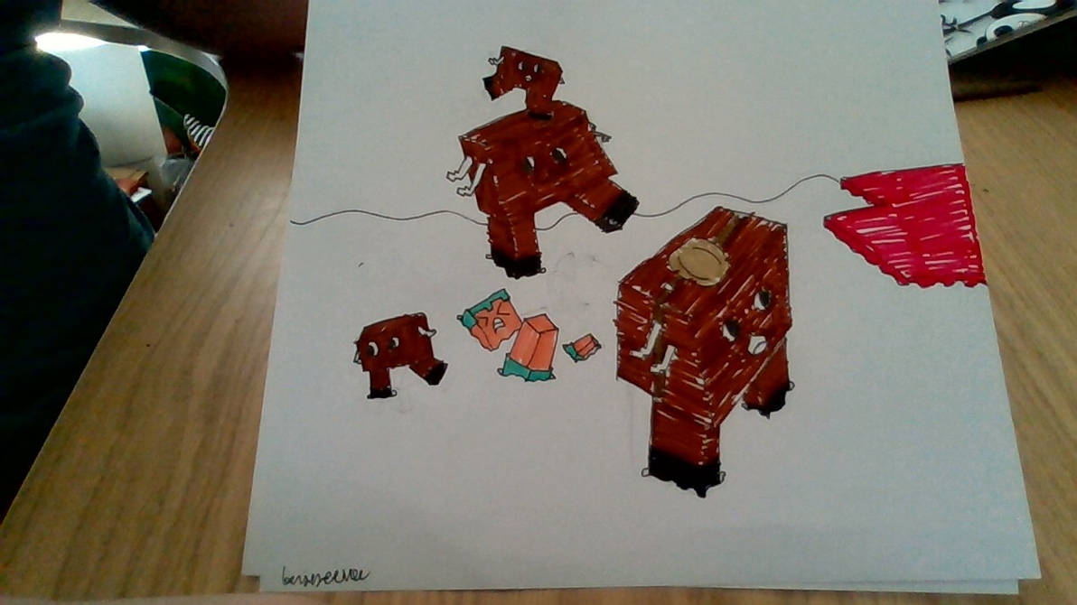 Paper art: Strider by pebbblesv2 on DeviantArt