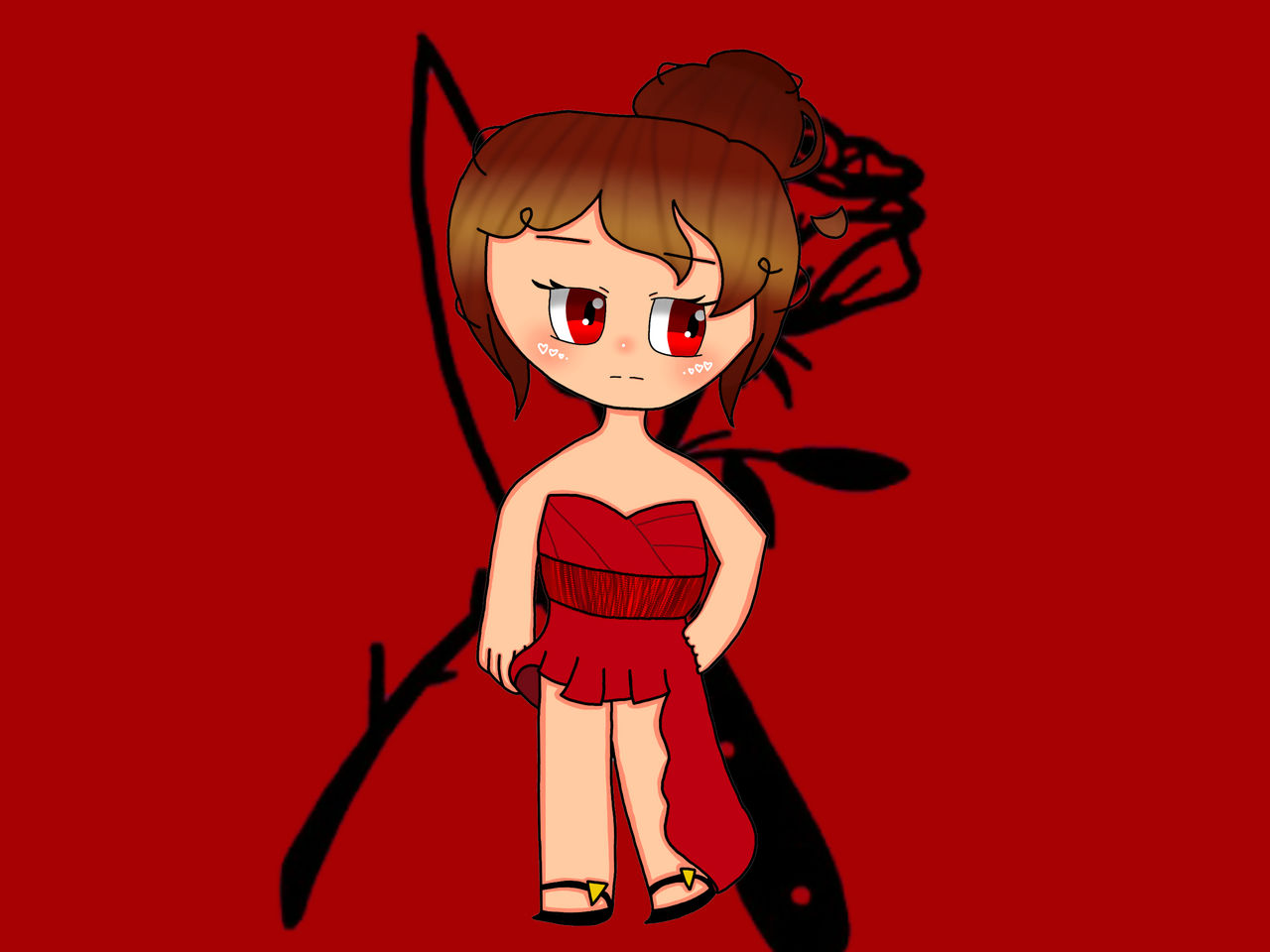 Red Dress Girl (Fanart) by RoseyDorayaki on DeviantArt Red Dress Girl (Fanart) by RoseyDorayaki on DeviantArt