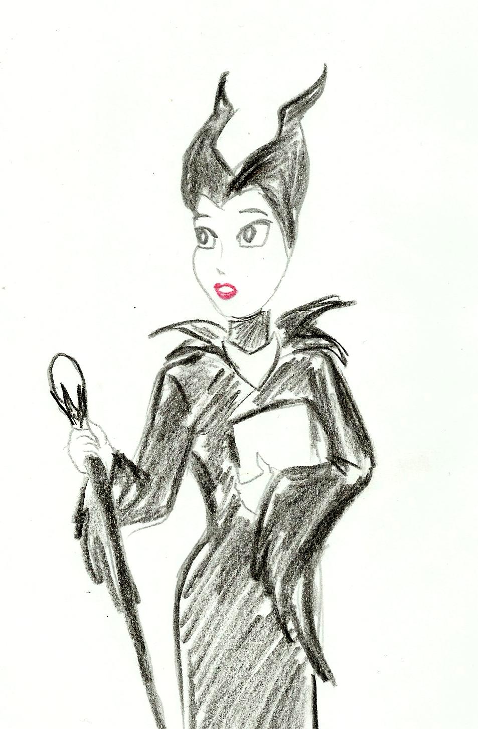 Meg as Maleficent