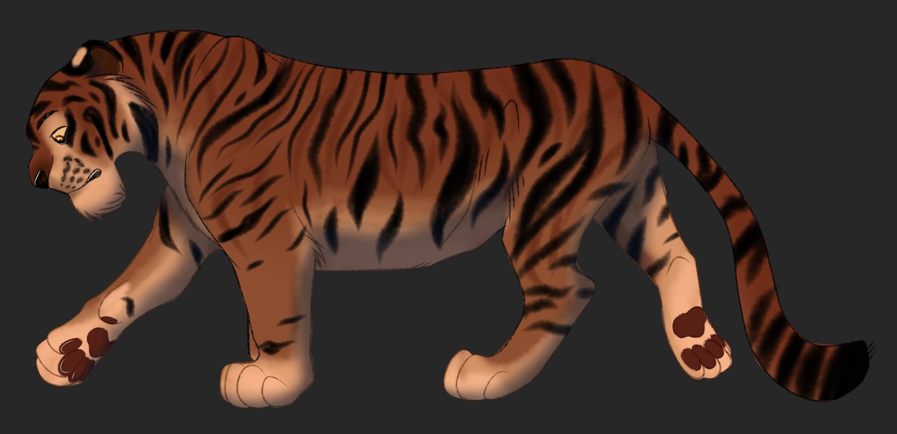 Tiger 3D by kendriv on DeviantArt