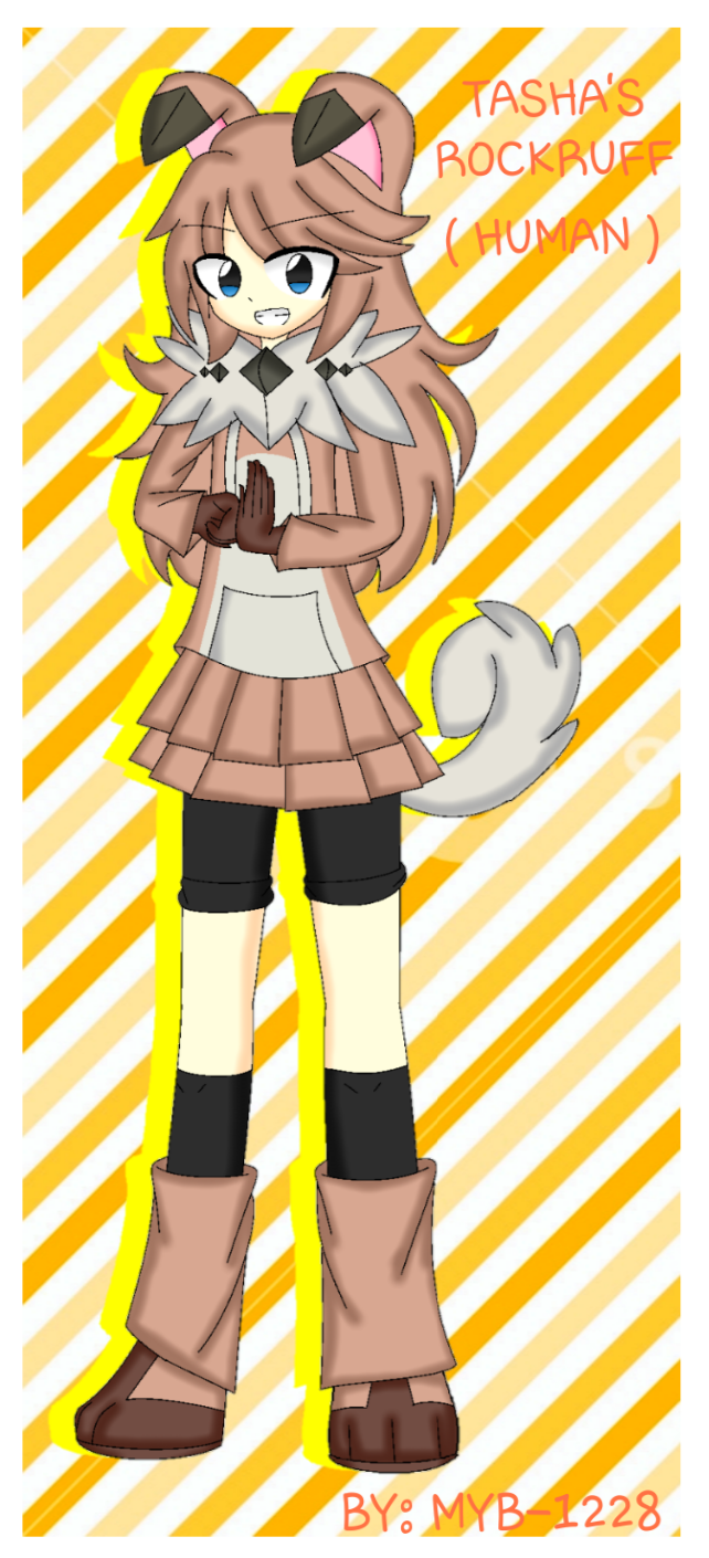 Human Rfockruff Tasha's Rockruff ( Human and Read Description ) by MYB-1228 on DeviantArt