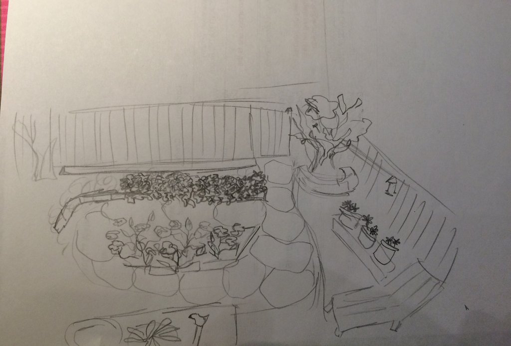 Grandmas Garden Crappy Sketch