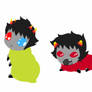 Sollux and Karkat Grubs