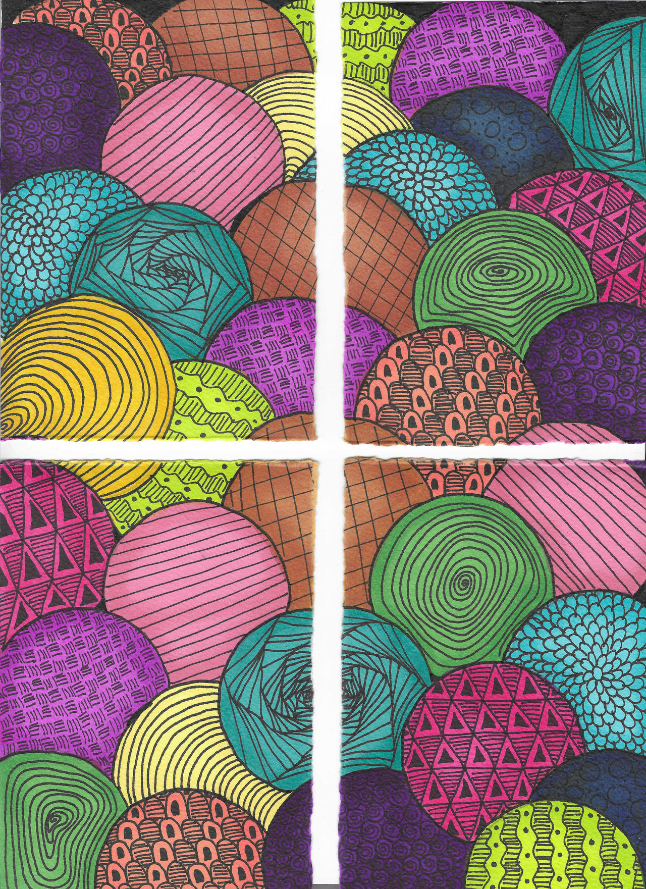 Zentangle cirkels by KellyCoquel on DeviantArt