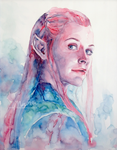 Tauriel: Captain of the Guard by MariaBruggeman