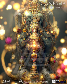 AI Render of Futuristic Hindu God GANESHA