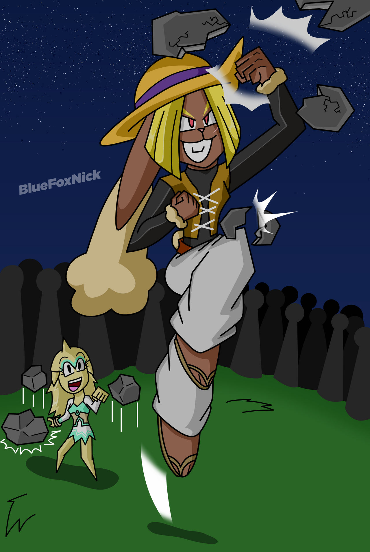 Rock A Stack Deviantart Rock Bashing by BlueFoxNick on DeviantArt