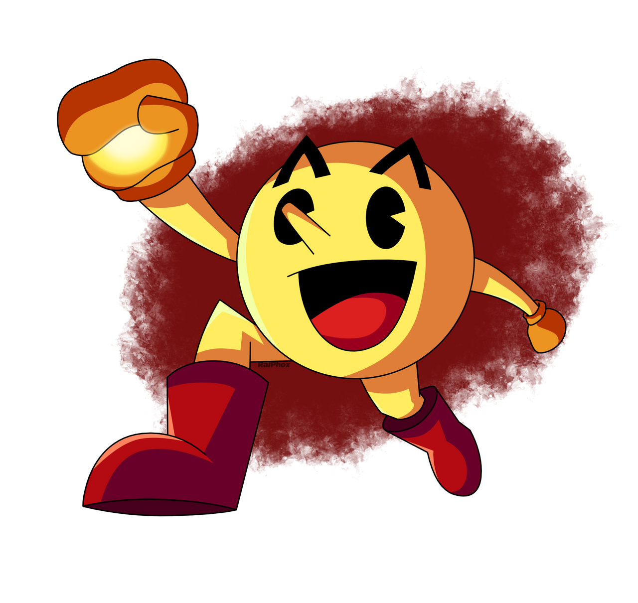 Pac Man Rage Deviantart Pac-Man by RaiPhox on DeviantArt