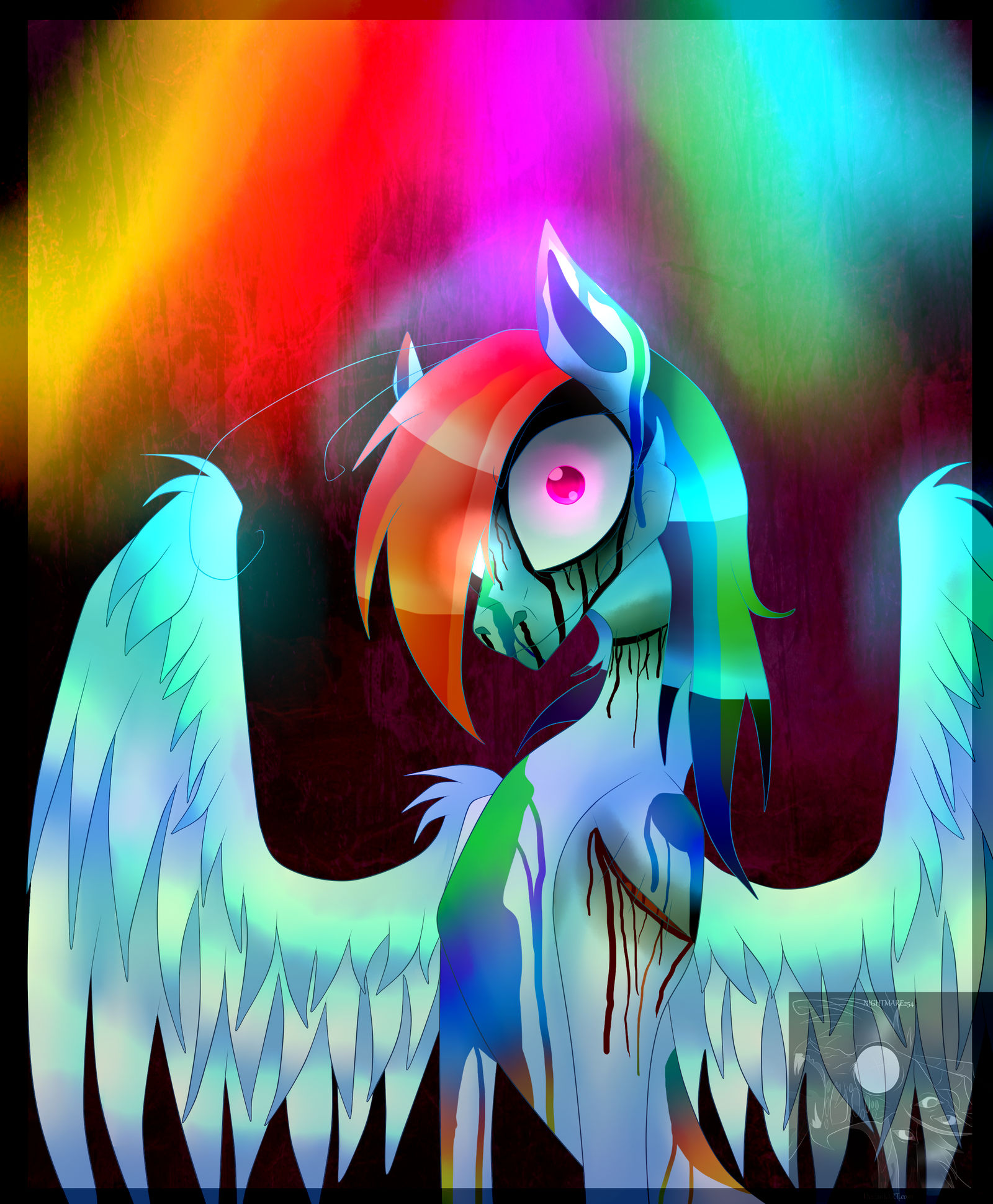 Rainbow Dash The Rainbow Factory By NIGHTMARE254 On rainbow-dash-the-rainbow-factory-by-nightmare254-on