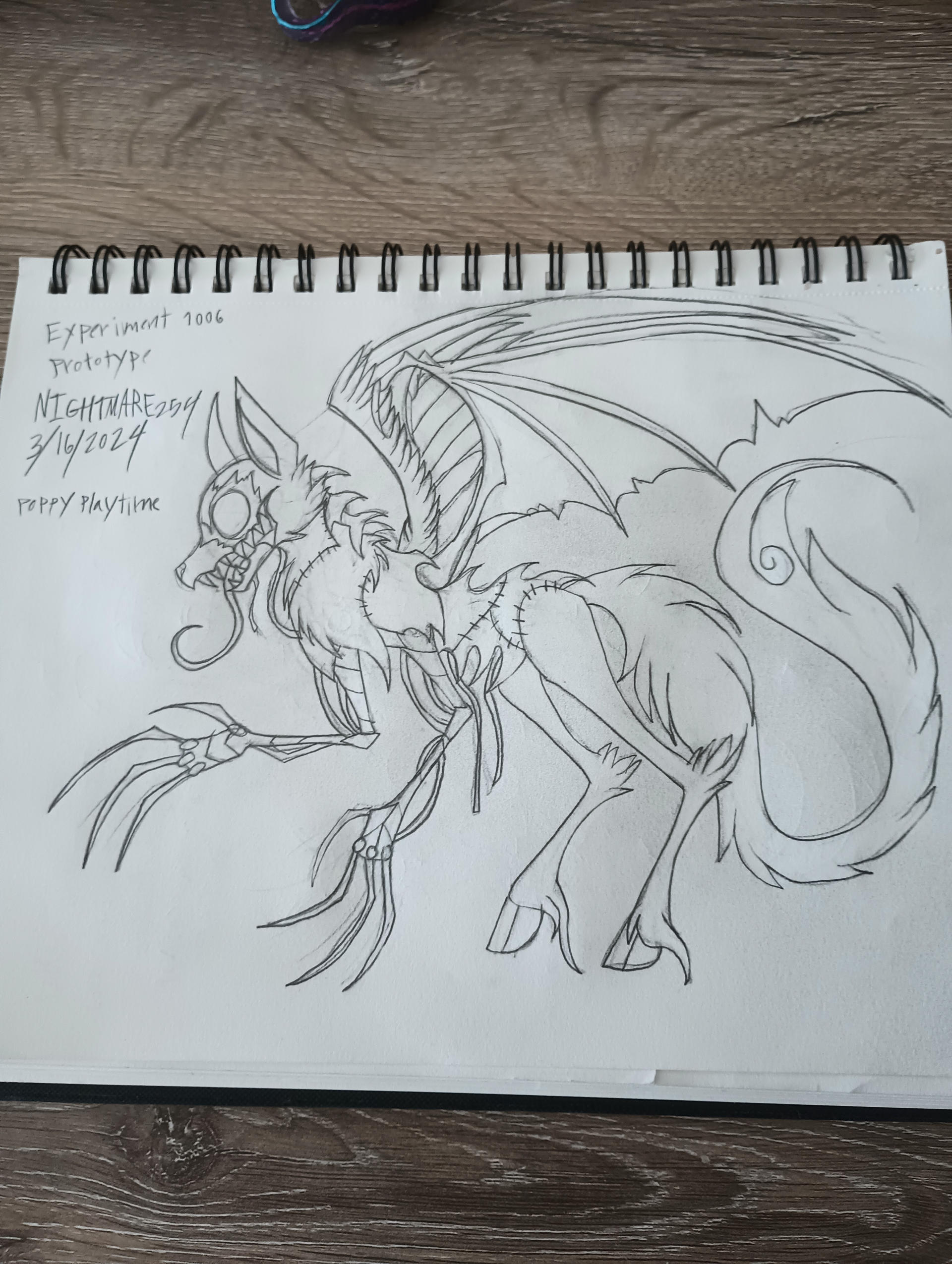 Poppy Playtime Prototype Sketch By NIGHTMARE254 On DeviantArt poppy playtime prototype sketch by nightmare254 on deviantart