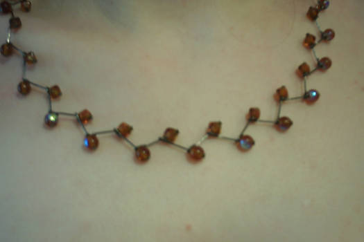 Zig-zag Necklace - Worn