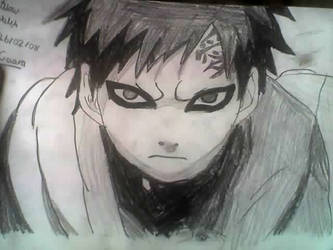 Gaara drawn by Willow