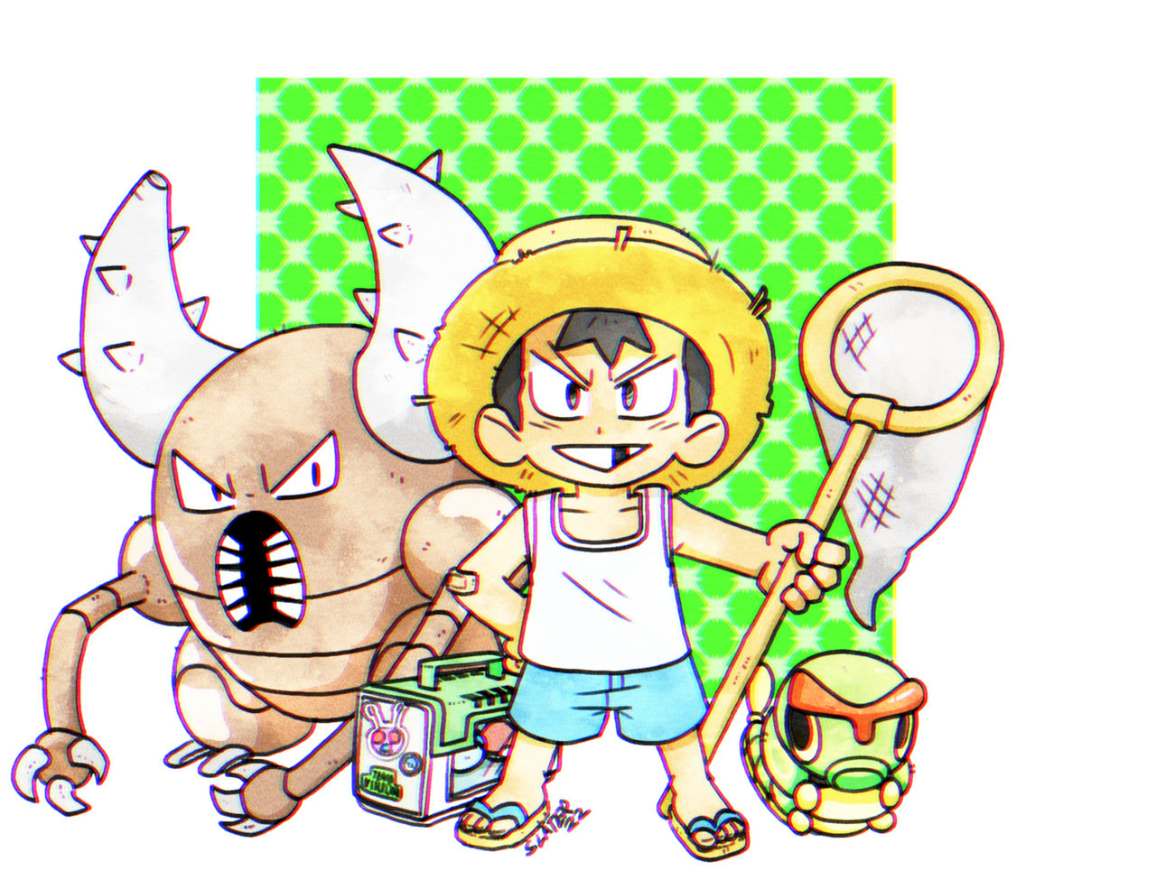 Bug Catcher Rivals Bug Catcher by MegatonSlater on DeviantArt