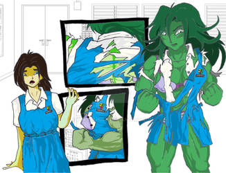 SHE HULK TRANSFORMATION SEQUENCE