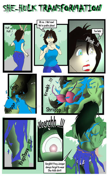 SHE HULK TRANSFORMATION SCENARIO