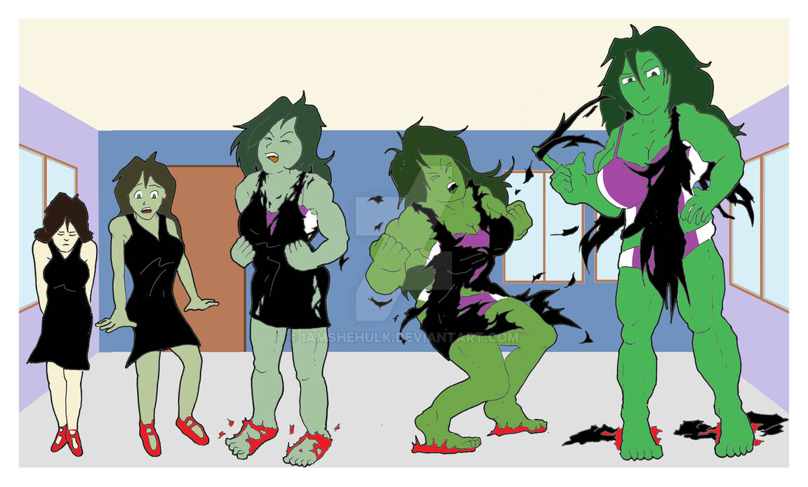 SHE HULK TRANSFORMATION SEQUENCE by IAmSheHulk on DeviantArt