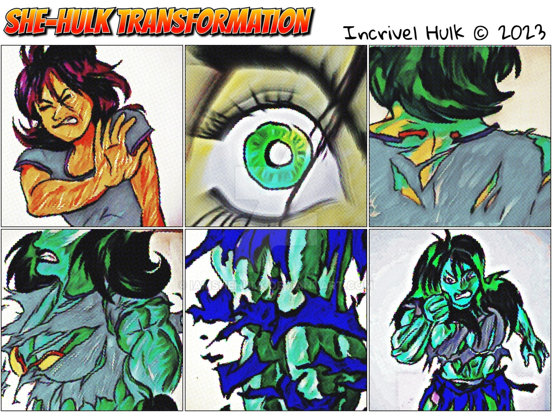 SHE HULK TRANSFORMATION SEQUENCE by IAmSheHulk on DeviantArt