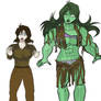 SHE-HULK TRANSFORMATION: HERSELF AND HER ALTER-EGO