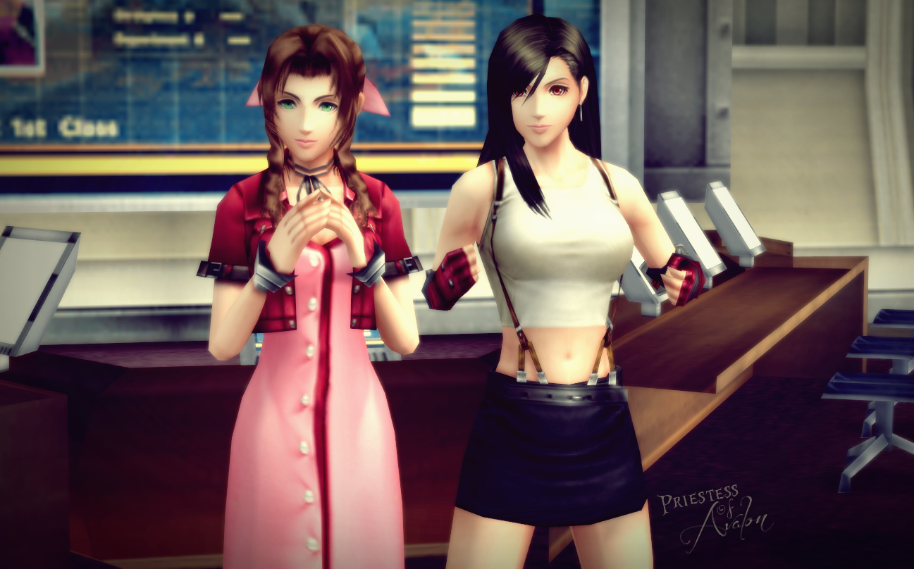 Aerith and Tifa