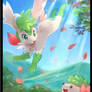 Shaymin paint drawing 