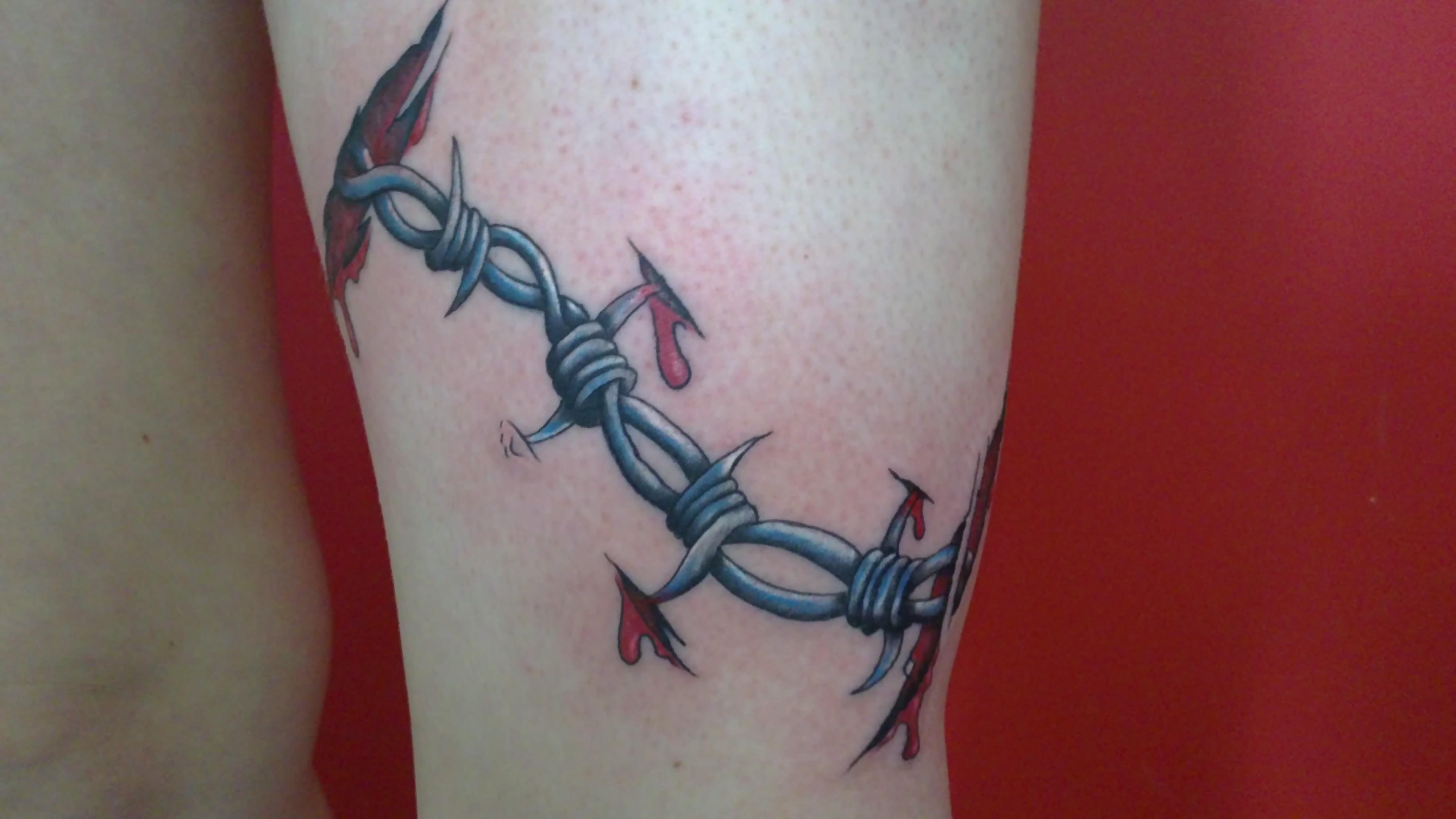 New School Barbed wire