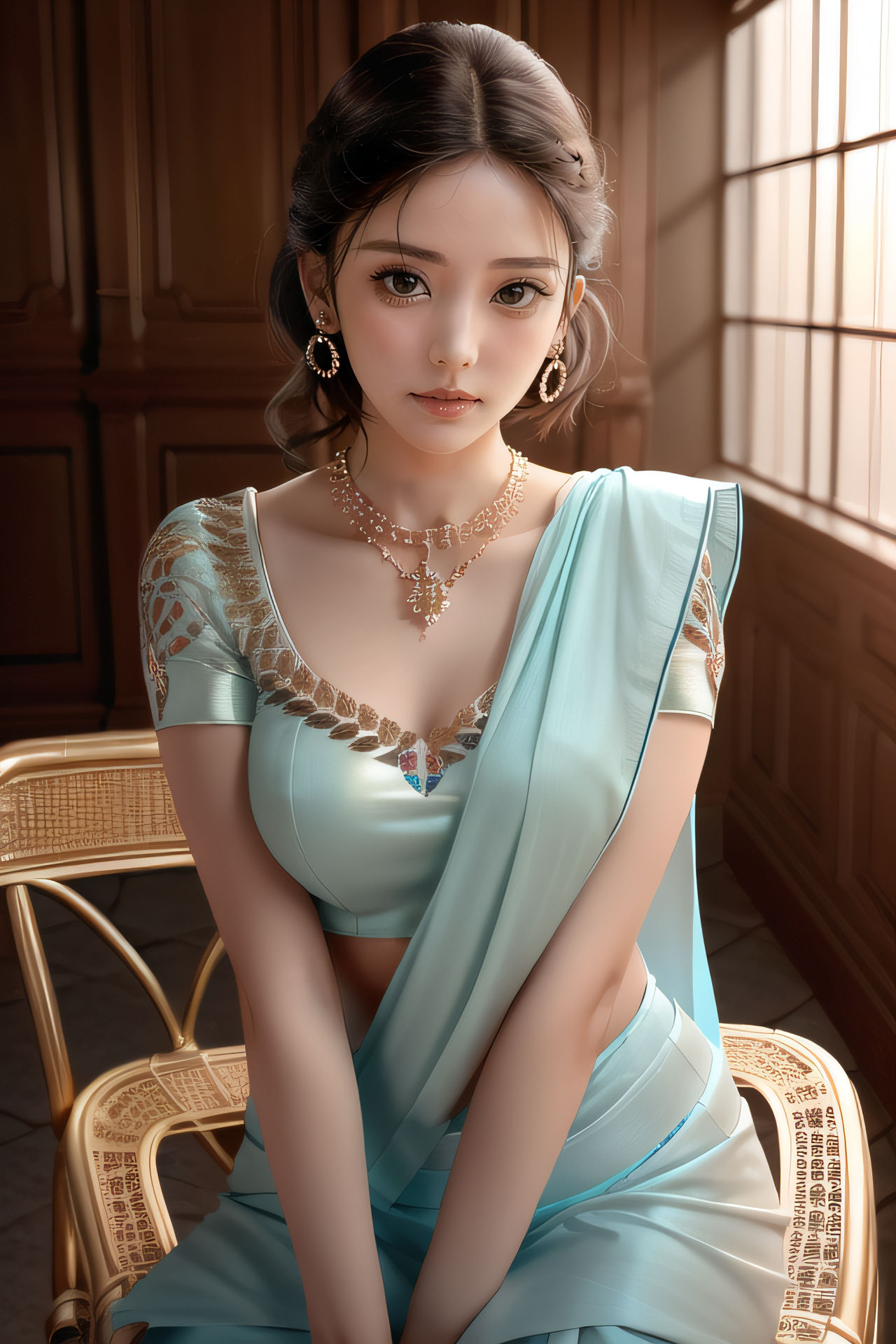 The saree makes a woman look sexy yet graceful all by shadowlegend07 on  DeviantArt
