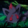 Zorua sleeping in wood's