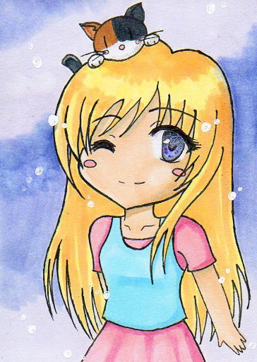 ACEO - Chibi Cherry