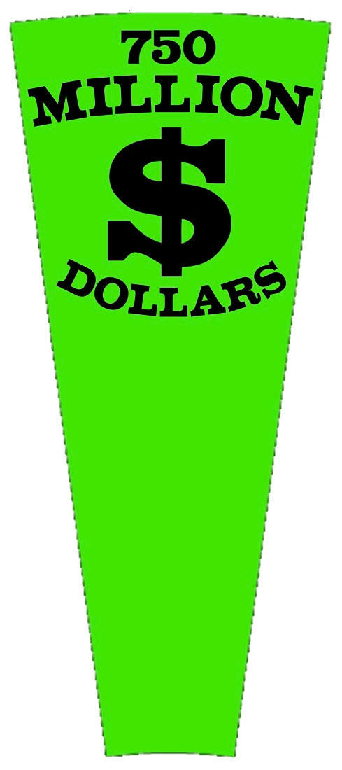 Custom Seven Hundred Fifty Million Dollar Wedge by Seatheman16 on ...