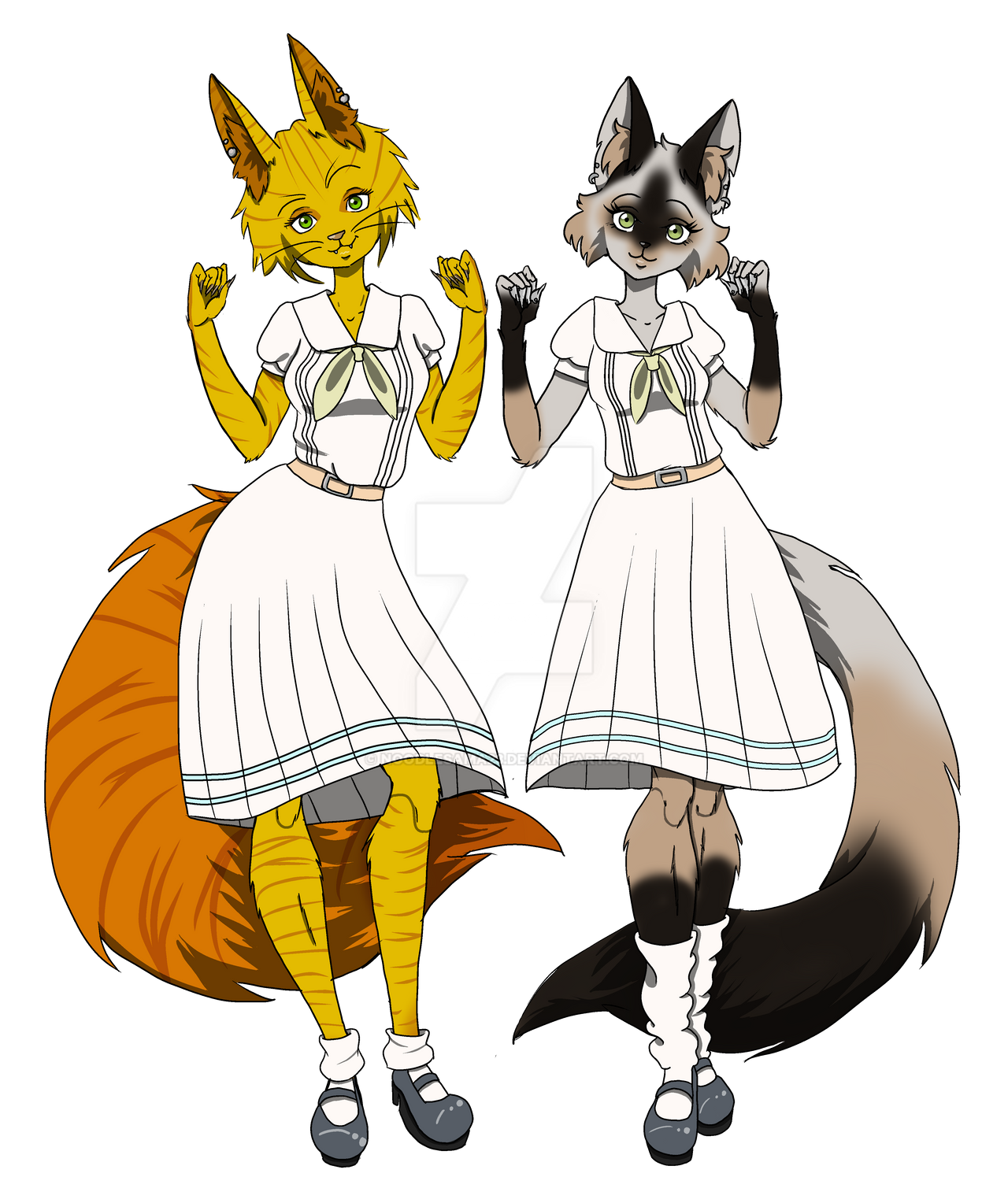 Beastars Deviantart Beastars Cat Girls by NoodleSama23 on DeviantArt