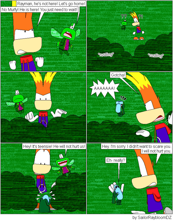 Rayman Sweating Rayman comic 5 - part 6 by SailorRaybloomDZ on DeviantArt