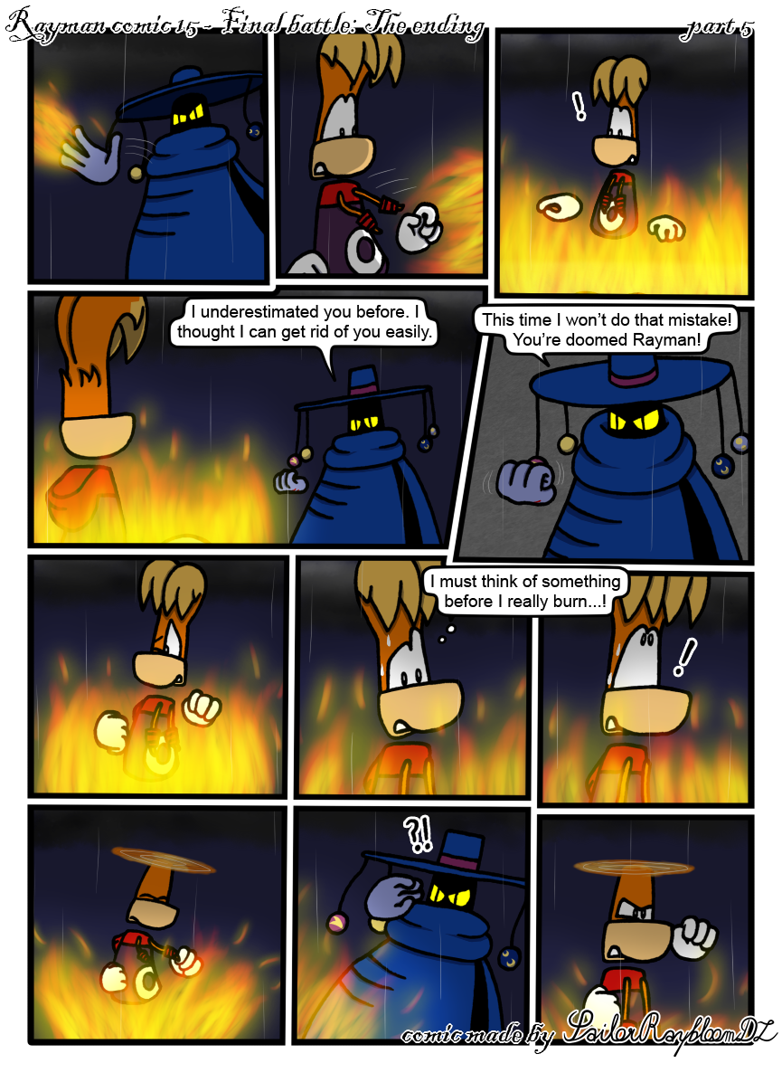 Rayman Sweating Rayman comic 15 - part 5 by SailorRaybloomDZ on DeviantArt