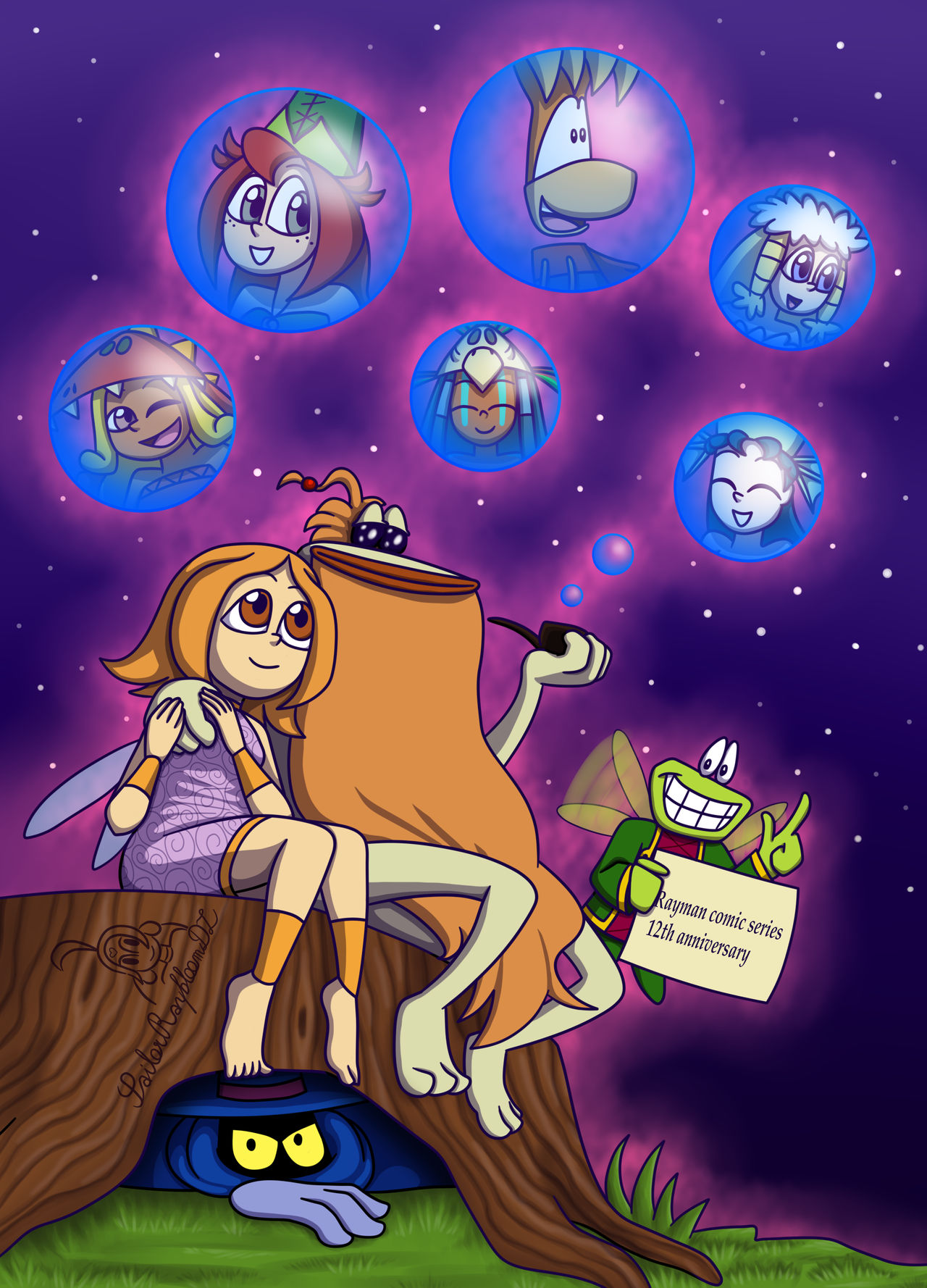 Rayman comic series - 12th anniversary by SailorRaybloomDZ on DeviantArt
